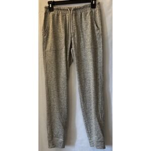 Malibu Women's Drawstring Waist Tapered Leg Sweat Pants Gray‎ Size XS
